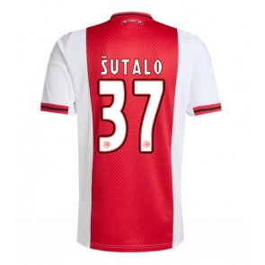 Ajax Josip Sutalo #37 Hjemmebanetrøje 2025-26 Kort ærmer Ajax Josip Sutalo #37 Hjemmebanetrøje 2025-26 Kort ærmer
